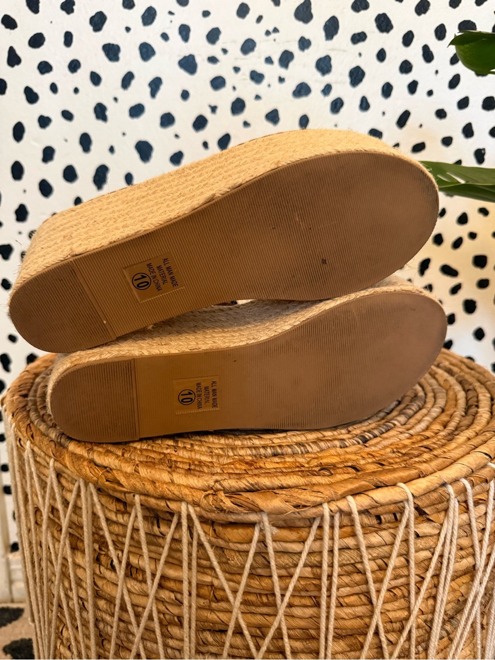 Soda Brown Espadrille Platform Wedge Sandals - Picture 5 of 5